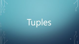 25- Tuples in Python (Arabic)