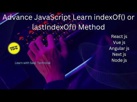 Lecture No 27 Advance JavaScript Learn indexOf or lastIndexOf Hindi/Urdu #javascript #developer