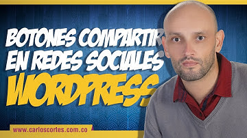 🔥 Insertar en Wordpress botones de compartir en redes sociales