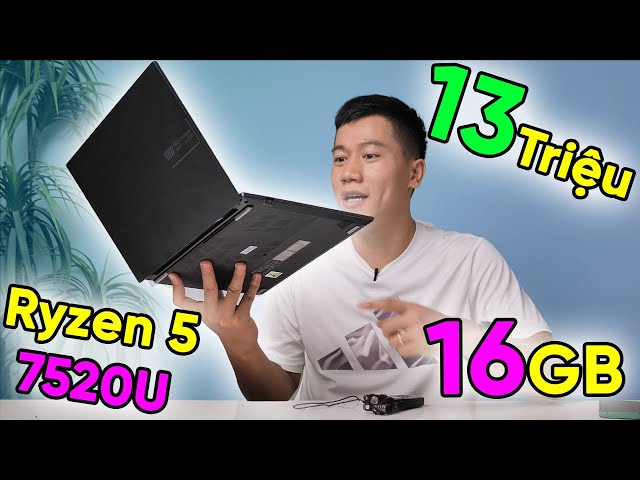 Laptop 13 TRIỆU mà có cả 16GB RAM và Ryzen 5 7520U - ẢO quá