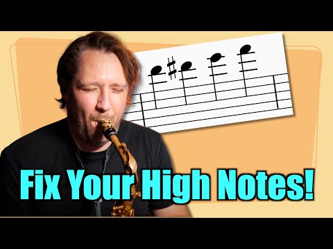 The SECRET to playing HIGH NOTES!