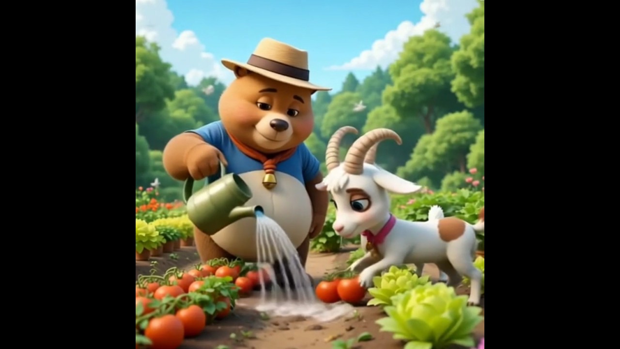 **"Golu the Bear and the Garden Mystery"** 