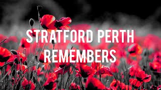 Remembrance Day 2020 - LIVE from the Stratford Cenotaph