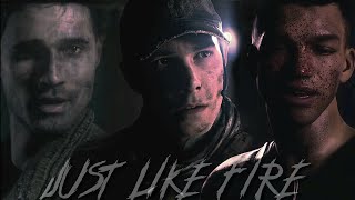 Until Dawn & The Quarry & House of Ashes | Just Like Fire (Warriors Light Em Up) | GMV