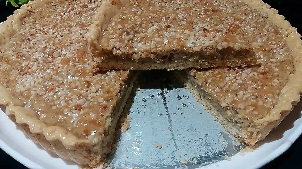 طارطة بعجين صابلي جد رائع وكريمة اللوز اللذيذة