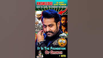 #jrntr #powerful #speech about #knowledge 🔥 #motivation #shorts #viralvideo #trending #war2 #youtube