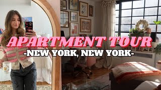 NYC STUDIO APARTMENT TOUR | small space living, organization tips, eclectic girly dollhouse