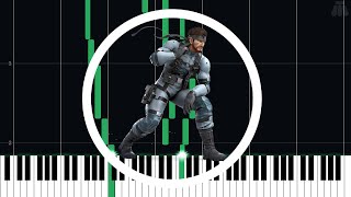 Zanzibarland National Anthem - Metal Gear 2: Solid Snake - Easy Piano Tutorial