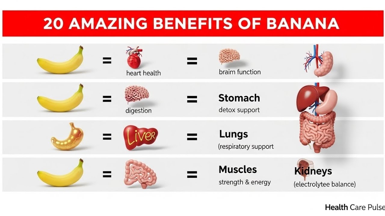 ⭐ «Согласно исследованиям: 20 мощных преимуществ ежедневного употребления бананов»