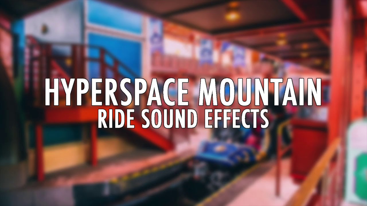 Disneyland Paris - Hyperspace Mountain - Ride Sound Effects (NO MUSIC ...