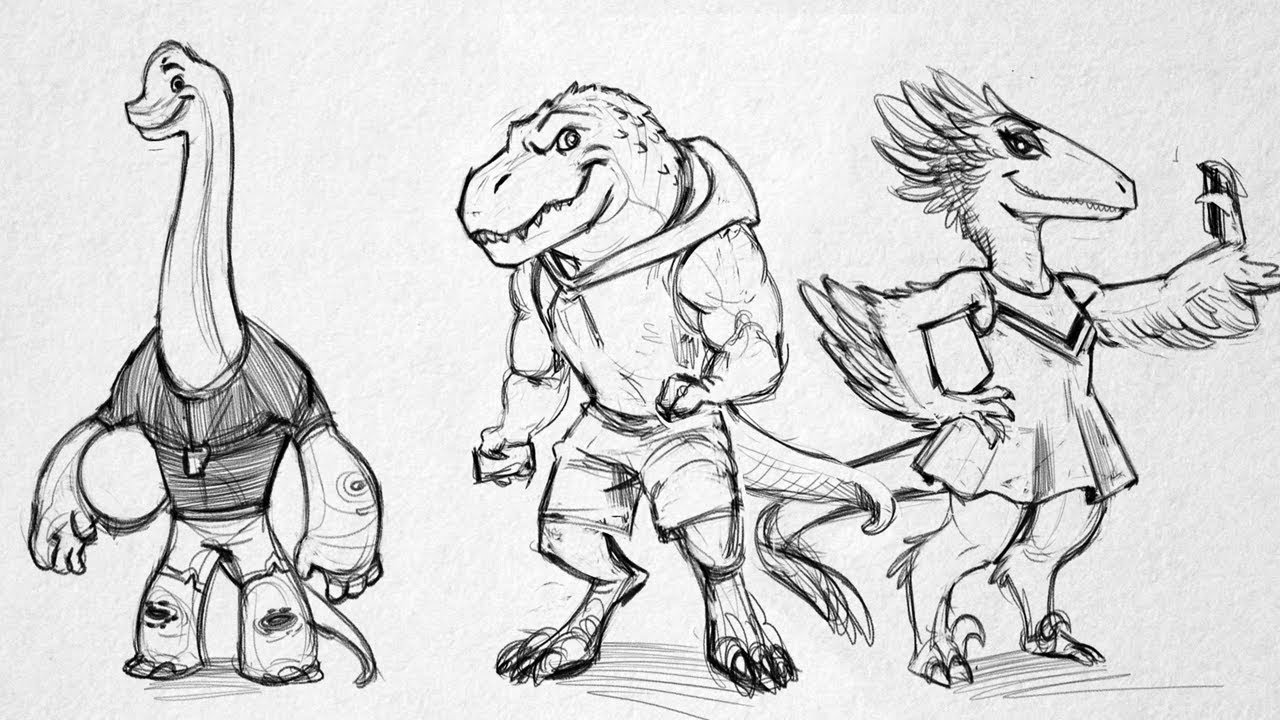 Desafio Personagens #2 - Dicas para seus personagens! (ESCOLA DOS DINOSSAUROS)