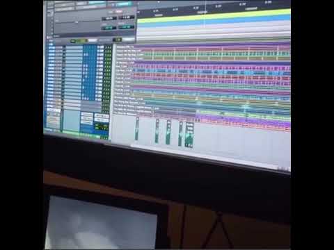 Studio session of YMMW Eshe ft. Omari Hardwick Remix produced by Hothittersmusic