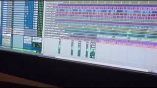Studio session of YMMW Eshe ft. Omari Hardwick Remix produced by Hothittersmusic