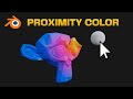 Animación de CAMBIO de COLOR con Proximidad en Blender - Geometry Nodes