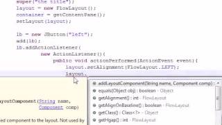 Famous Java Programming Tutorial 83 FlowLayout Wealth