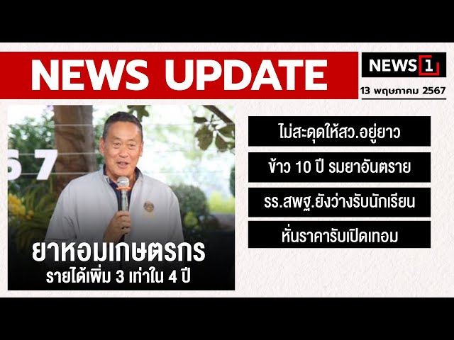 ยาหอมเกษตรกร รายได้เพิ่ม 3 เท่าใน 4 ปี : [NEWS UPDATE]