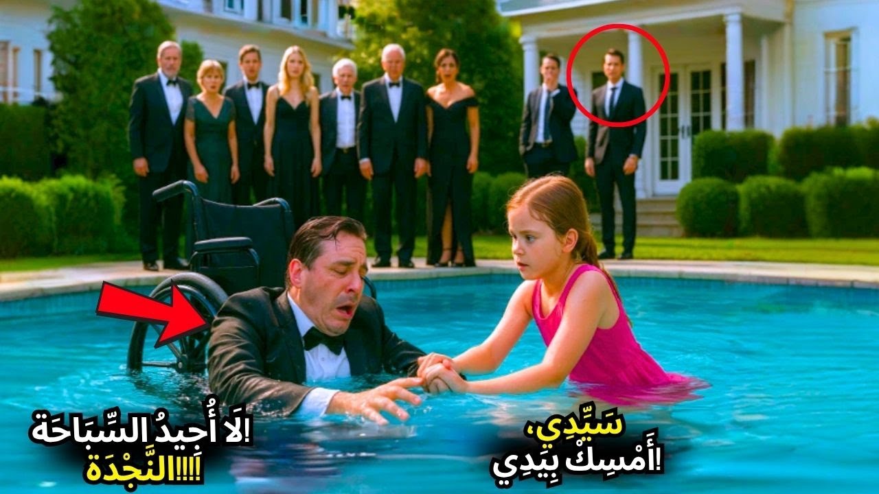 المليونير المشلول كاد أن يغرق... لكن ابنة الخادمة كانت الوحيدة التي قفزت لإنقاذه!