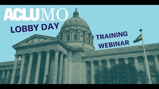 Lobby Day 2020 Webinar