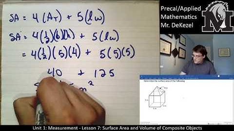 1.7 Surface Area and Volume of Composite Objects