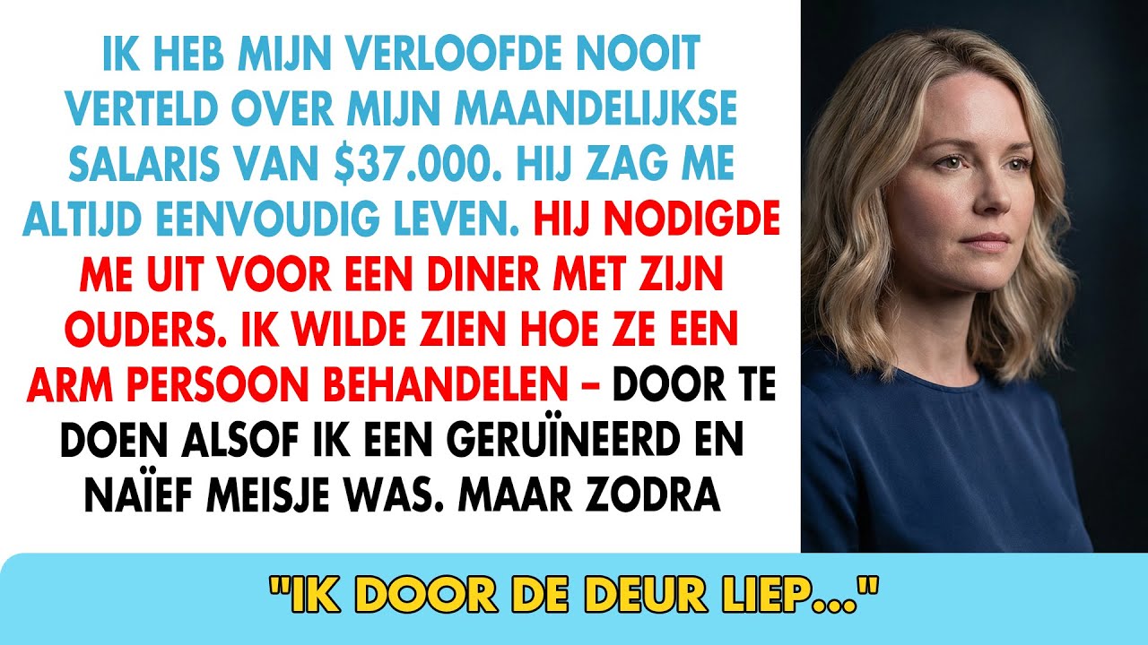 Ik deed me arm en naïef voor bij de familie van mijn verloofde—maar zij wisten niet dat…