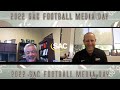 2022 SAC Football Media Day | Curt Newsome (Emory and Henry)