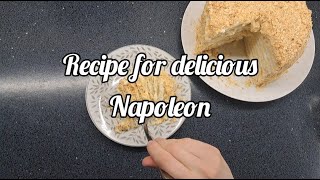 Recipe for delicious Napoleon