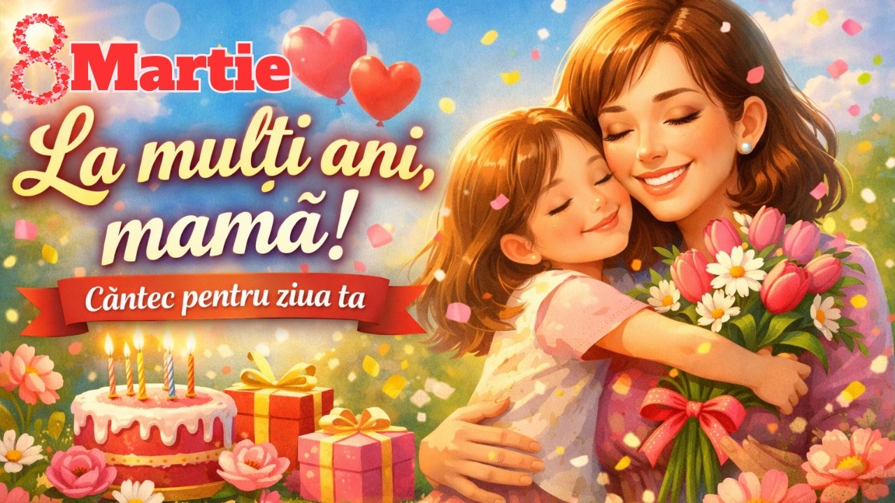 La mulți ani, mama mea 💐 Cântec emoționant de Ziua Mamei ❤️ 8 Martie