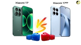 Xiaomi 17T vs Xiaomi 17 Comparativa Smartphones by @cliconlineStudios 