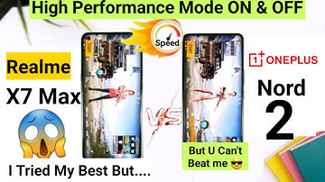 Realme X7 Max vs Oneplus Nord 2 speedtest BGMI Comparison After Updates Shocking results 🔥🔥🔥