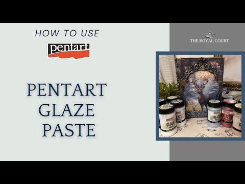 How to Use Pentart Glaze Paste