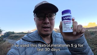 Day1-- Natrol Melatonin 5mg Review. Does it work?