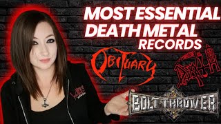 Top 10 Most Essential Death Metal Albums!!!