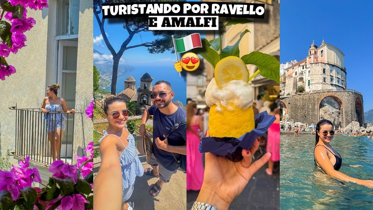 TURISTANDO POR AMALFI E RAVELLO, GELATO FAMOSO e muito mais ❤️ - Bruna Paula