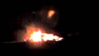 Massive bonfire explosion.3gp