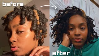 HOW TO: CURLY LOCS | LOC KNOTS *EASY*