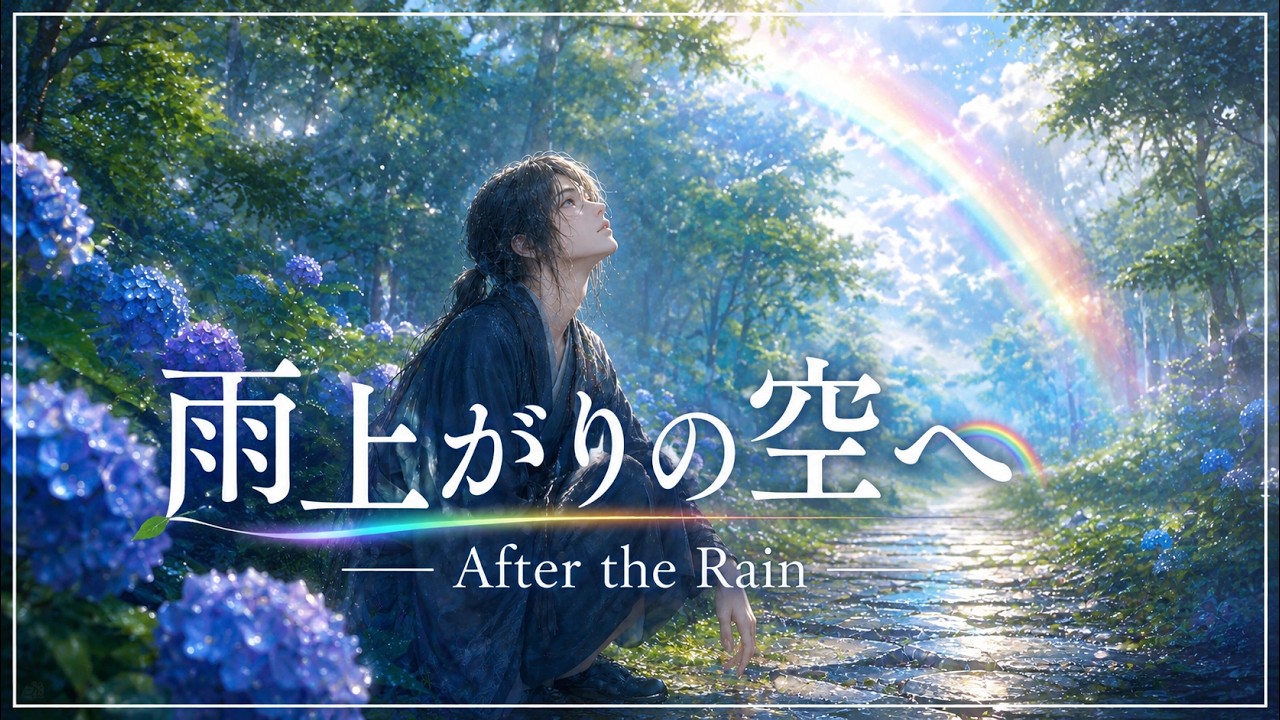 雨上がりの空 雨上がりの空へ 🌈 ｜After the Rain【Original Fantasy Song】 - YouTube