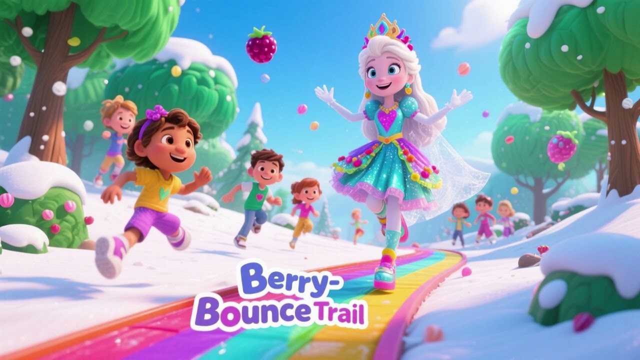 Тропа для прыжков Эльзы и ягод 3 🍓✨ | Веселое и волшебное приключение для детей