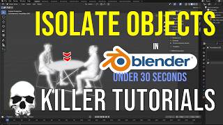 Isolate Objects in Blender with a Secret Key