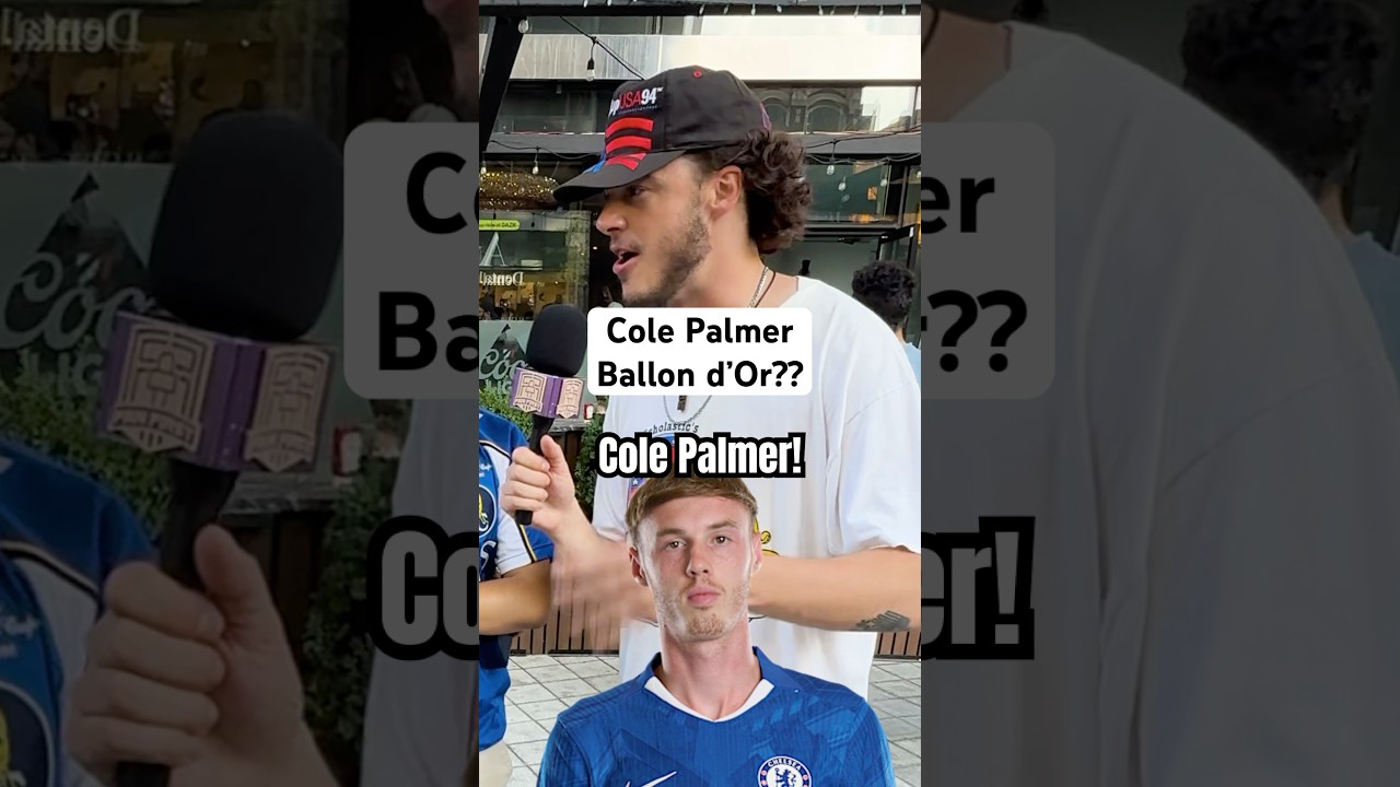 Is the Cole Palmer GLAZING getting out of hand? #chelseafc #footy #ballondor