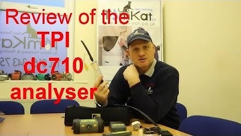 TPI dc710 FLUE GAS ANALYSER, full review showing all its features and how to use the analyser.