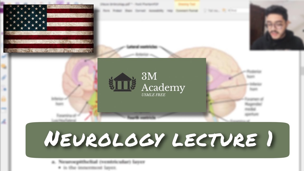 3M ACADEMY | USMLE STEP 1 | Neurology lecture 1 - YouTube