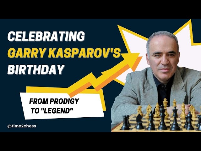 Happy 58th birthday to Garry Kasparov, the 13th World Chess