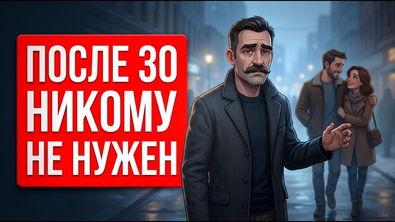 Почему после 30 ты никому не нужен просто так — Transcript