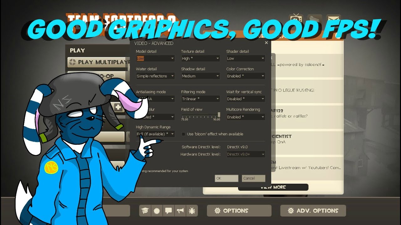 Nifty Scripts How To Get Quality Graphics With Good Fps TF2 YouTube Nifty scripts how to get quality graphics with good fps tf2 youtube