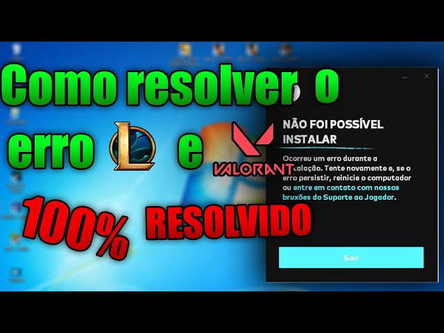 ATUALIZAÇÃO DO VALORANT - NÃO FOI POSSÍVEL INSTALAR UM DOS REQUISITOS -  RESOLVIDO! W10 / W7 