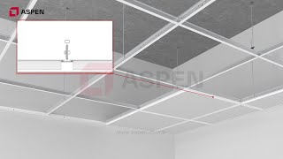 INTEGRA | Tile Lay-in Microlook Asma Tavan Uygulama / Tile Lay-in Microlook Ceiling Installation