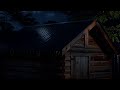 Midnight Soothing Rain on Rooftops with Soft Thunder | Cozy ASMR for Stress Relief