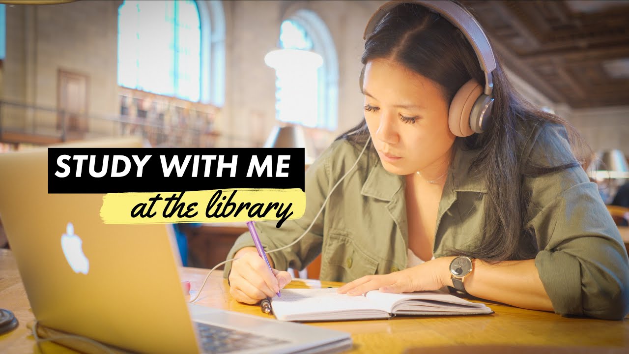 Study With Me at the Library! | A Real Time Study... - youtube