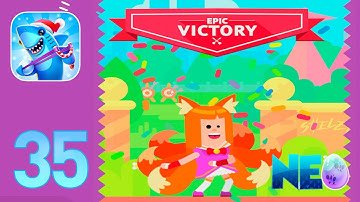 Bowmasters: Gameplay Walkthrough Part 35 - Kitsune Upgrade! (iOS, Android)