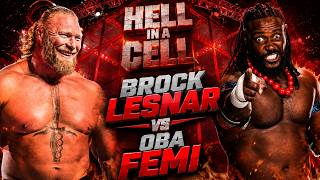 Oba Femi vs Brock Lesnar – HELL IN A CELL 🔥 WWE SummerSlam 2026 | BRUTAL WAR